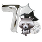 40" Number Balloons Foil woodland birthday 1 2 3 4 5 6 7 8 9 0