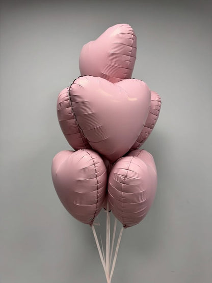Baby Pink Heart Foil Balloon- decoparty