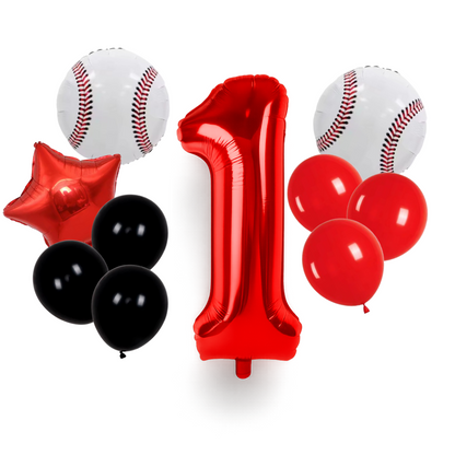  Baseball Birthday Balloons number 1