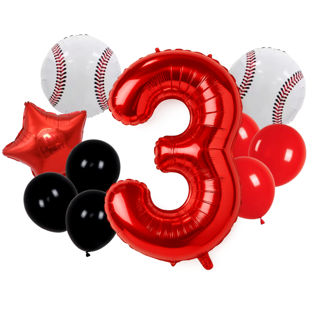  Baseball Birthday Balloons number 3