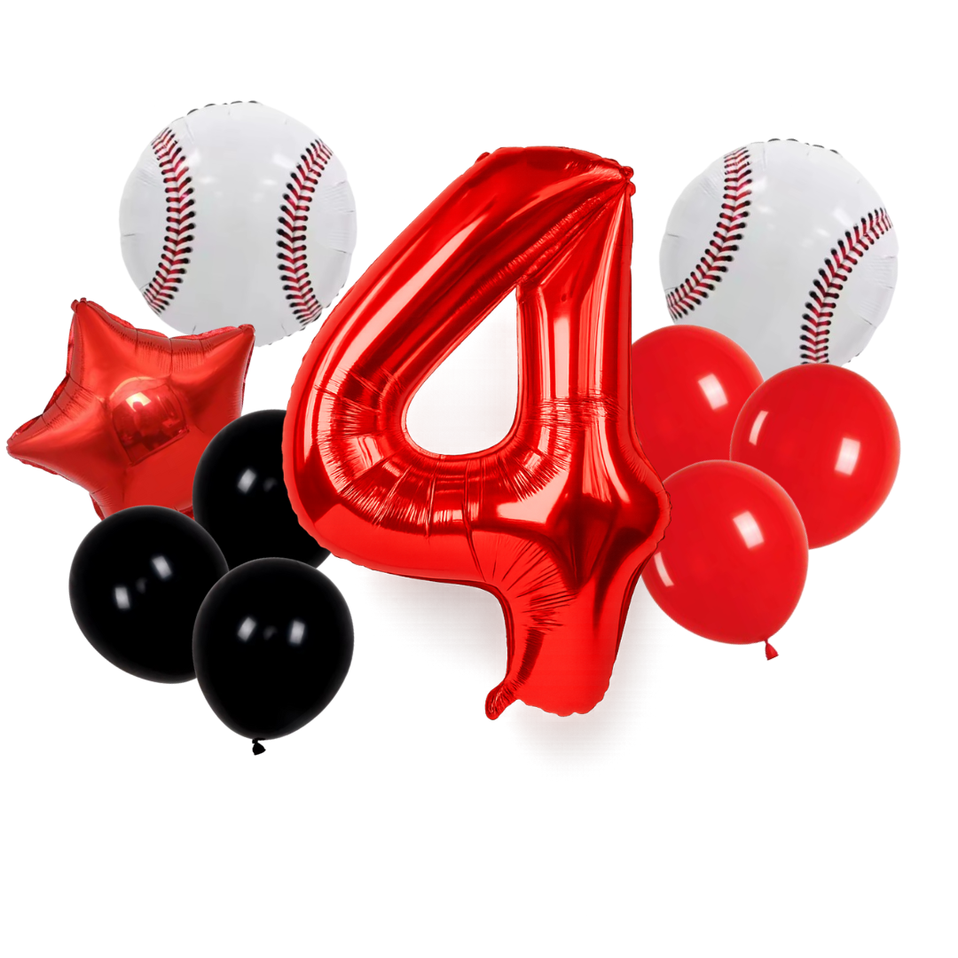  Baseball Birthday Balloons number 4