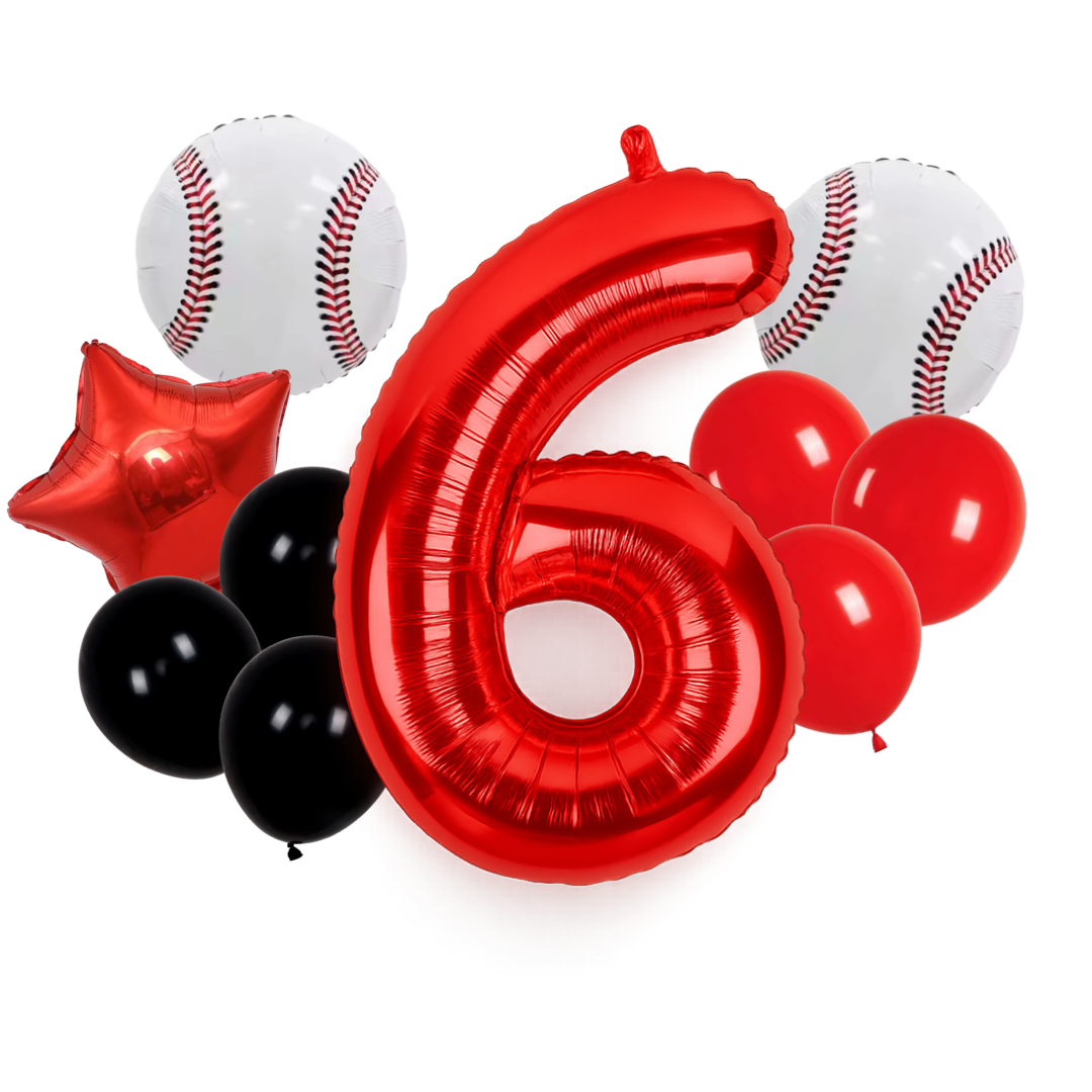  Baseball Birthday Balloons number 6