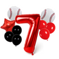  Baseball Birthday Balloons number  7