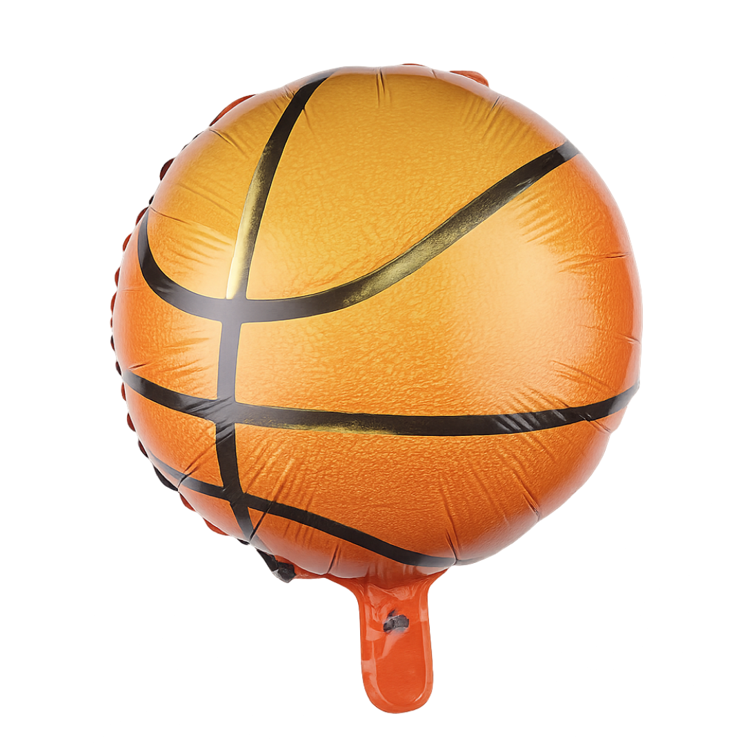 Basketball Foil Balloon – Sports Party Decoration for Kids & Game Days
