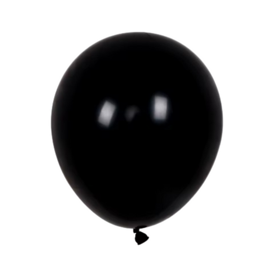 Black Latex Balloons – 10", 12", 18" | Packs of 10, 20, 35, 50, 100 | Elegant Balloons for Parties, Halloween & Events