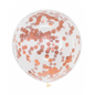 12" Confetti Latex Balloons – Transparent Party Balloons with Colorful Dots