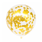 12" Confetti Latex Balloons – Transparent Party Balloons with Colorful Dots