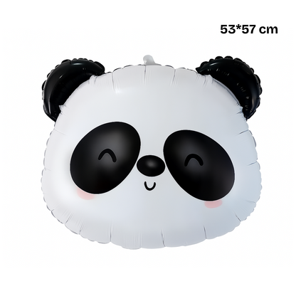 Cute Animal Foil Balloons – Panda, Tiger & Bear | Jungle Safari Party Decor