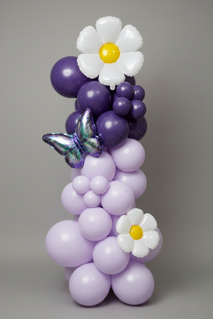 DIY small balloon garland made with premium latex balloons