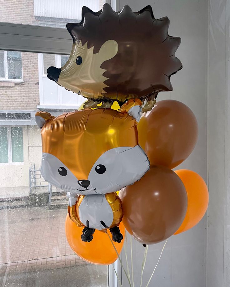Fox Foil Balloon – Cute Woodland Animal Party Decoration