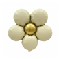 Foil Flower Balloons – Daisy Style Floral Balloons in Gold, Pink, Cream & Red for Party Decoration