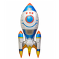 Foil Rocket Balloon – 31x61cm Space Rocket Party Decoration