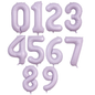 Giant Number Balloon Set 0–9 | Red Purple Green & Fantasy | 40" Bold Foil Birthday Decoration UK