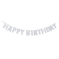 happy birthday banner bunting gold reusable party decoration UK

silver happy birthday bunting banner for birthday party decoration

happy birthday banner letters 10x7cm  silver party supplies