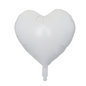 Heart Foil Balloon White – 18" Elegant Party Decoration