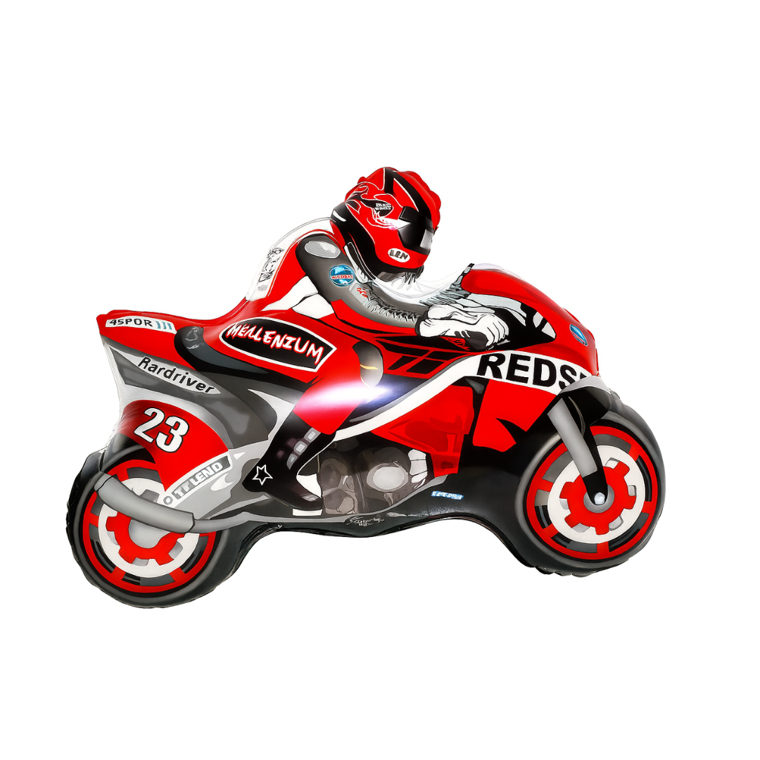 Motorbike Foil Balloon – Racing Motorcycle Party Decoration | 90 cm