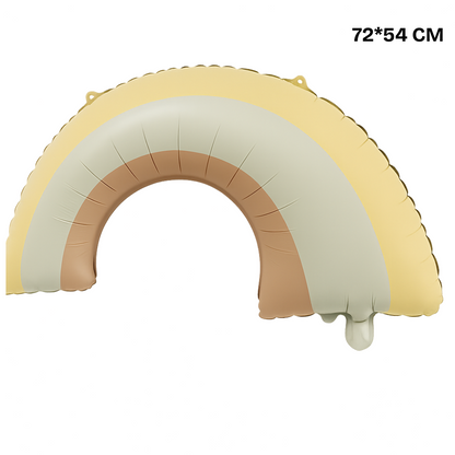 Neutral Rainbow Foil Balloon | Pastel Arch Decoration – 60cm