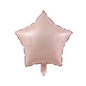 Pastel Nude Pink Star Foil Balloon – Metallic 18 Inch Balloon for Birthday and Baby Shower Decorations