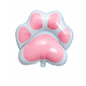 Paw Print Foil Balloon – Pink or Grey Paw Balloon | Dog Birthday, Cat Party, Pet Themed Decoration