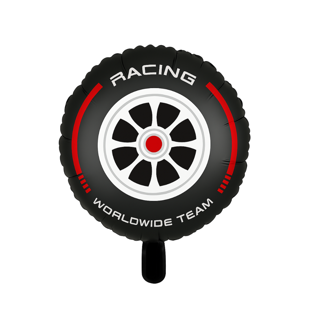 Racing Tire Foil Balloon – Racing Wheel Design for Party Decoration | 18 Inch