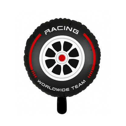 Racing Tire Foil Balloon – Racing Wheel Design for Party Decoration | 18 Inch