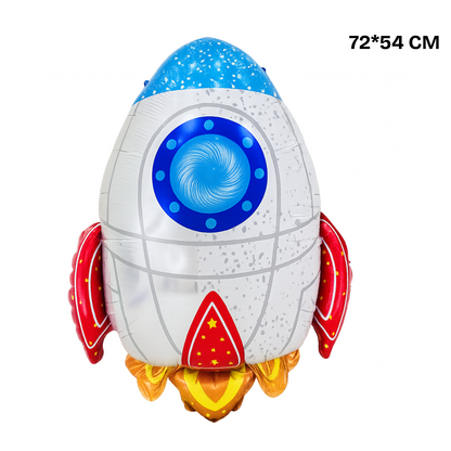 Rocket Foil Balloon – Space Party Decoration for Kids | 60cm