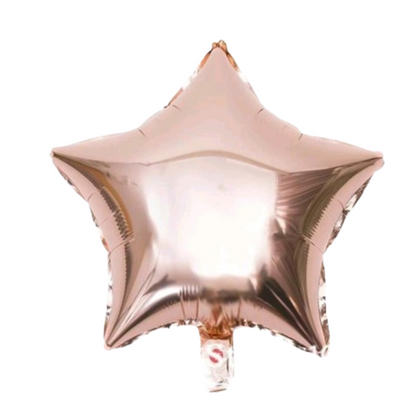 Rose Gold Star Foil Balloon – Mylar Balloon for Birthday & Party Decorations