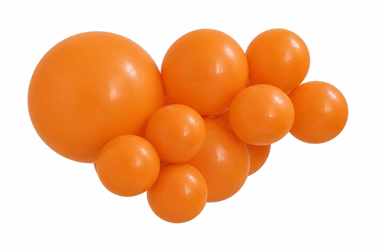 DIY small balloon garland made with premium latex balloons
