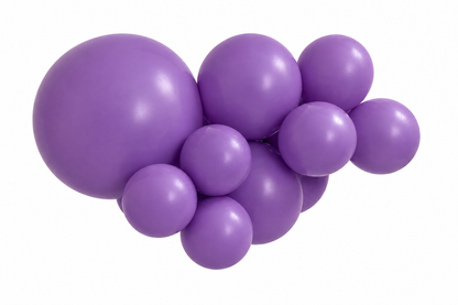 DIY small balloon garland made with premium latex balloons