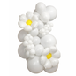 White Daisy Balloon Garland Kit | Elegant Party Decoration with Flower Balloons | Wedding, Birthday, Baby Shower Decor