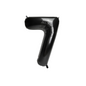 40 inch black number 7 foil balloon for 7th 17th 70th birthday party UK
