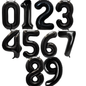 Giant Number Balloon Set 0–9 | Gold Silver Rose Gold & Black | 40" Metallic Foil Birthday Decoration UK