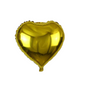 Gold Heart Foil Balloon – 18" Metallic Party Decoration for Weddings & Birthdays
