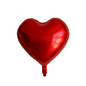 Red Heart Foil Balloon – 18" Romantic Metallic Party Decoration